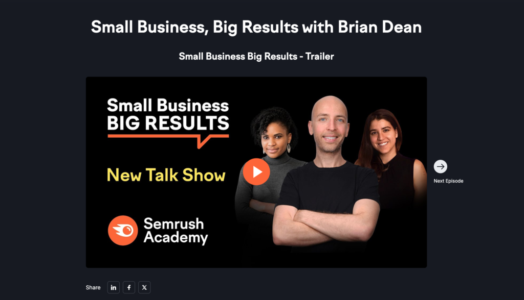 Semrush's Small Business Big Results