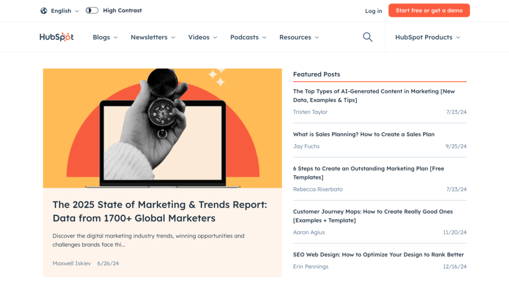 Hubspot Blog